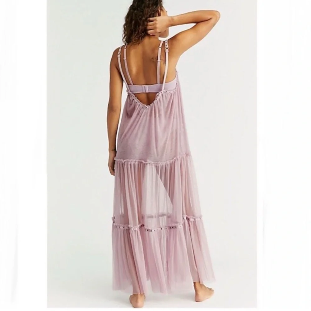 NWT Free People Intimately Night Out Rose Dress or Slip Fits Sizes XS-L